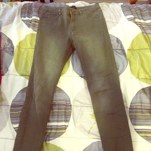Olive Green Skinny Jeans